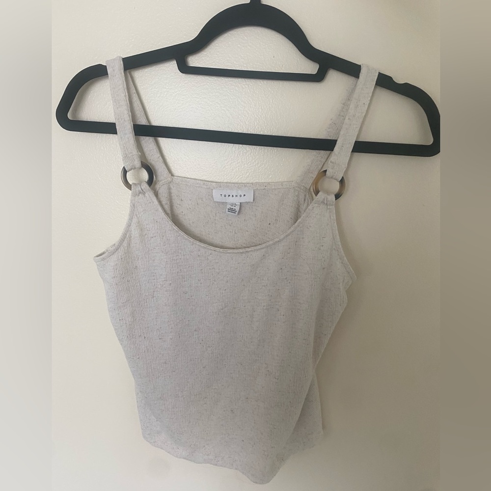 Topshop Size:4 Tan Boho Style beach tank top